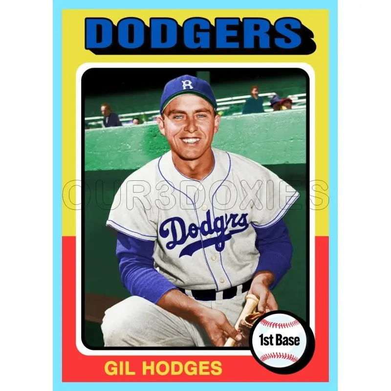Gil Hodges 1975 Topps Custom Card - 4837