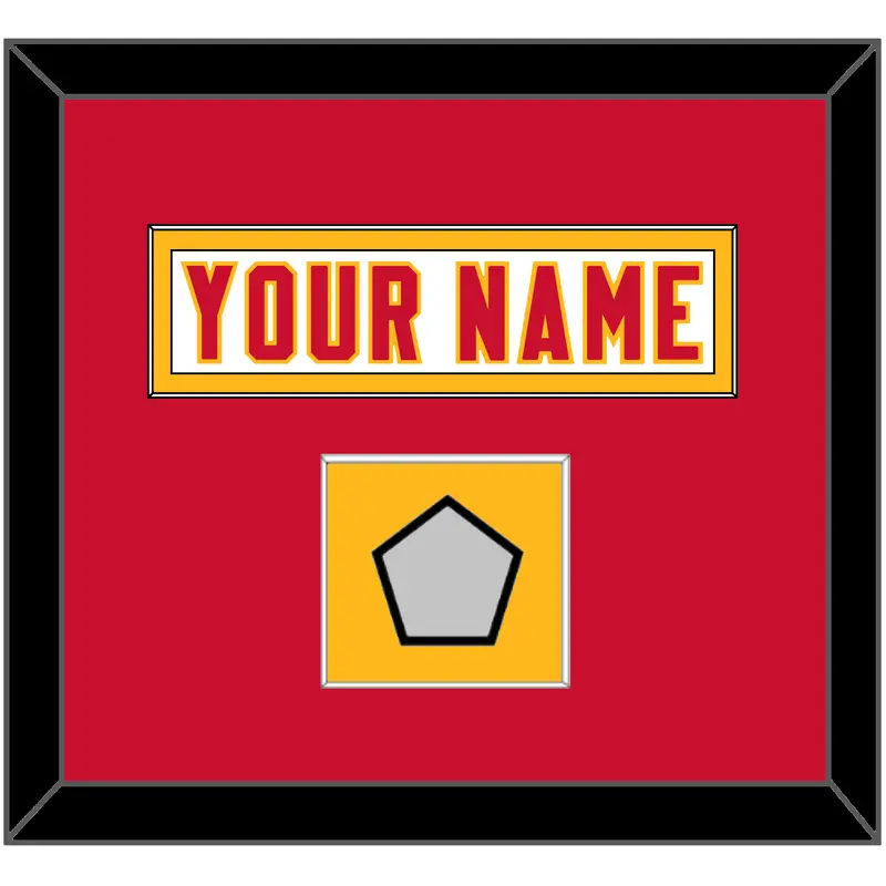 Kansas City Nameplate & Super Bowl Champions Patch - Road White - Single Mat 2