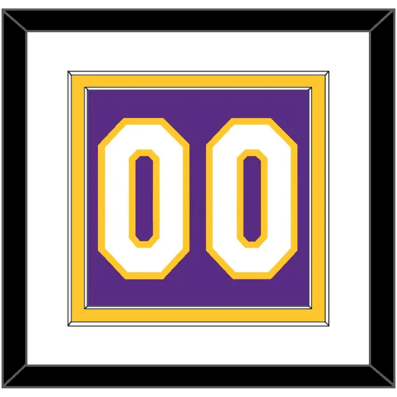 Los Angeles Number - Road Purple (1999-2004) - Double Mat 1