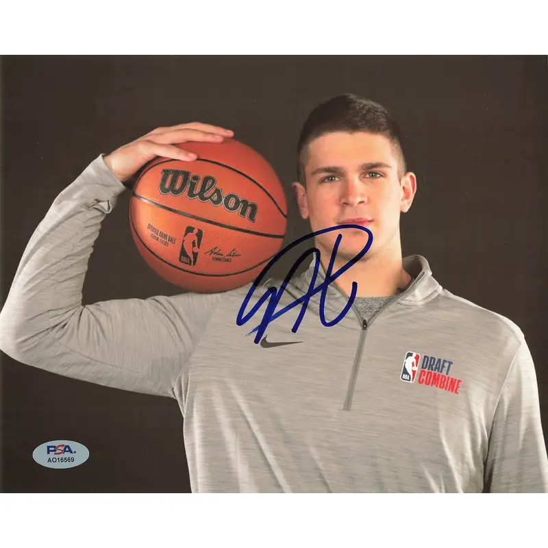 Nikola Durisic Signed 8x10 photo PSA/DNA NBA Draft Combine Autographed