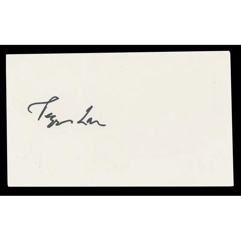 Peggy Lee Authentic Signed 3x5 Index Card Autographed BAS #BL96899