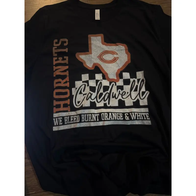 Caldwell Hornets on Black - XL