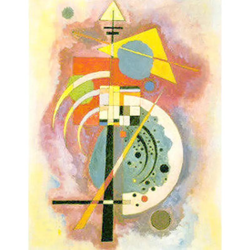 Hommage a Grohmann by Wassily Kandinsky 16x20 Art Poster Print - Eurographics