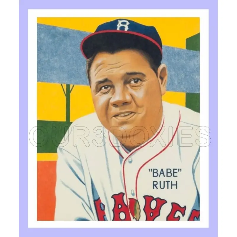 Babe Ruth 1934-1936 Diamond Stars Custom Card Braves - 3739