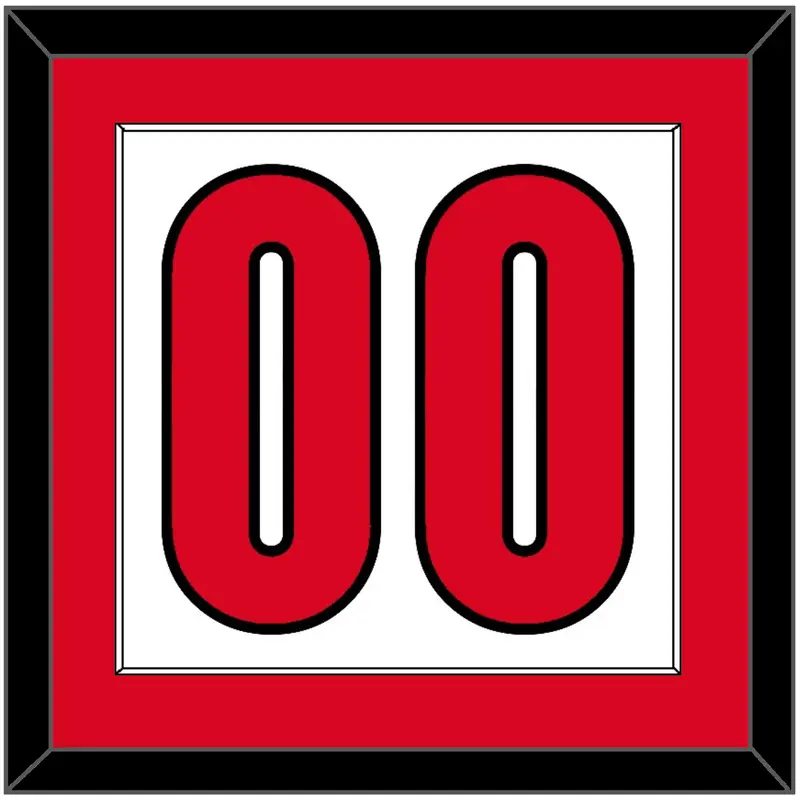 Canada Mens Hockey Number - 2006 Olympics Home White - Single Mat 1
