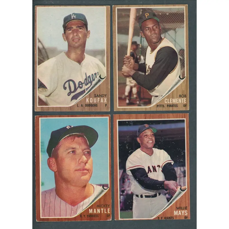 1962 Topps Baseball Complete Set (598) VG VG/EX (22-007)