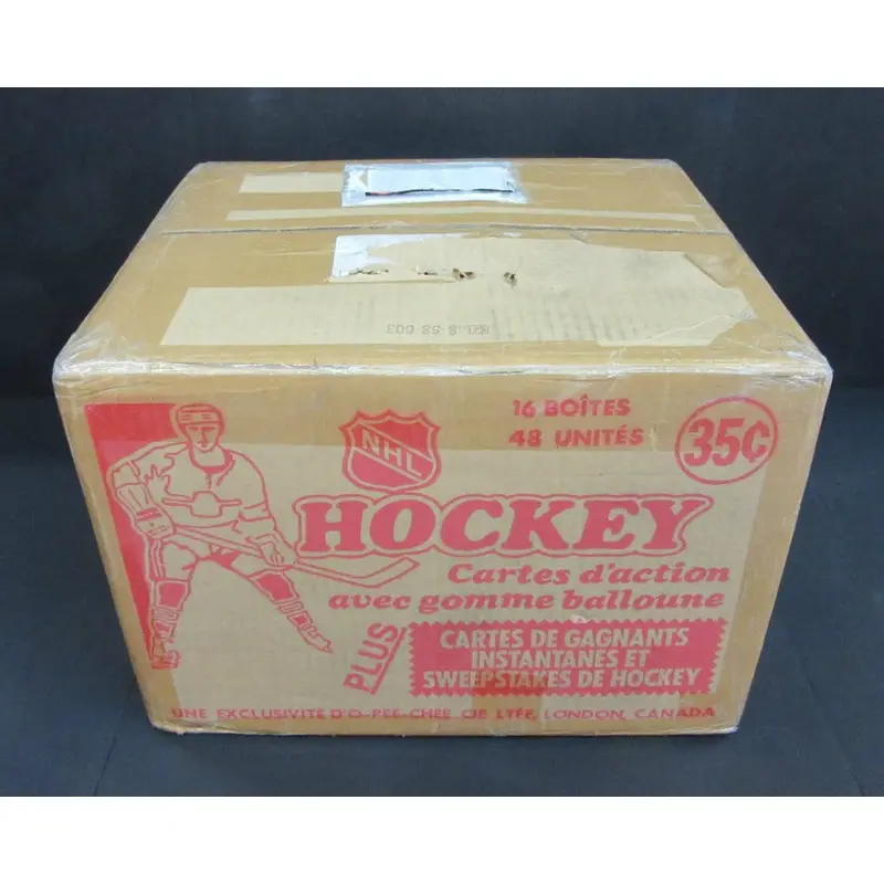 1984/85 OPC O-Pee-Chee Hockey Unopened Wax Case (16 Box)