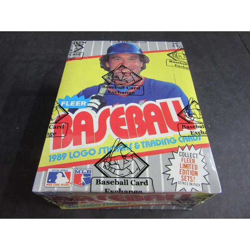 1989 Fleer Baseball Unopened Wax Box (FASC) (Code 83222)