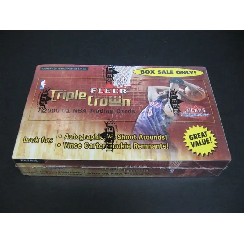 2000/01 Fleer Triple Crown Basketball Blaster Box (13/10)