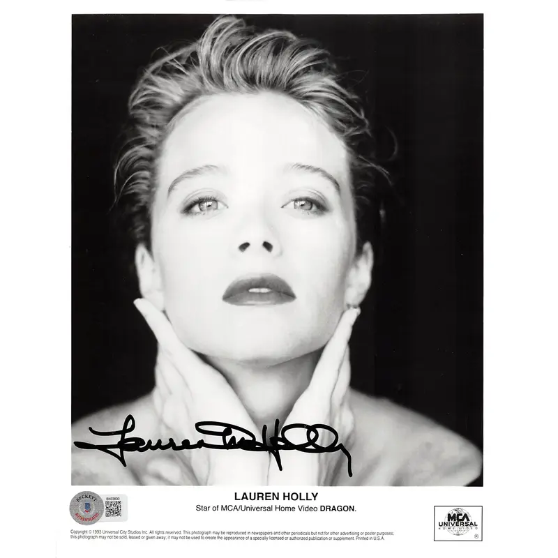 Lauren Holly Dragon Authentic Signed 8x10 Photo Autographed BAS #BK03830