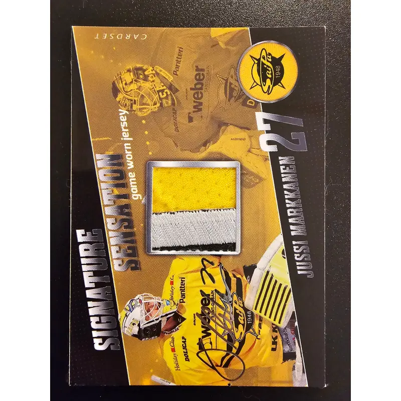 2016-17 Cardset - Signature Sensations - Jussi Markkanen /50