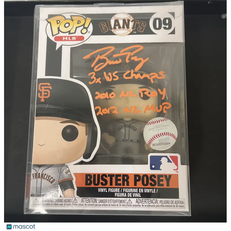 Buster Posey Signed Funko Pop PSA San Francisco Giants