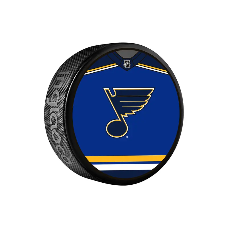 NHL St. Louis Blues Jersey Design Souvenir Collector Hockey Puck