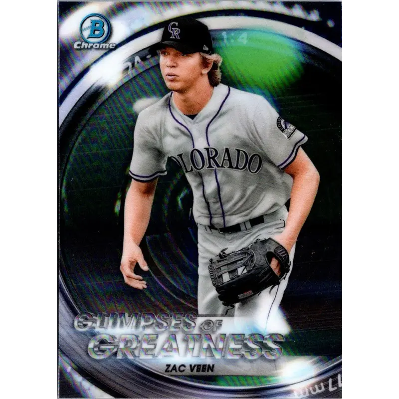 2020 Bowman Draft Glimpses of Greatness Zac Veen #GOG-ZV