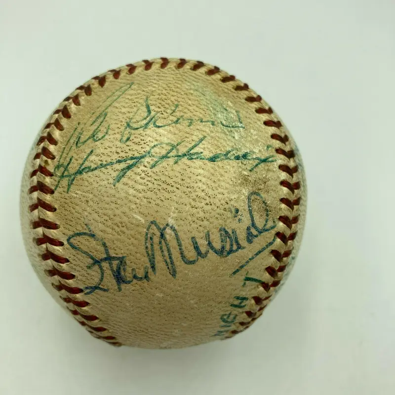 Pirates Cardinals Lutheran Night 6-19-1959 Team Signed Baseball Stan Musial PSA