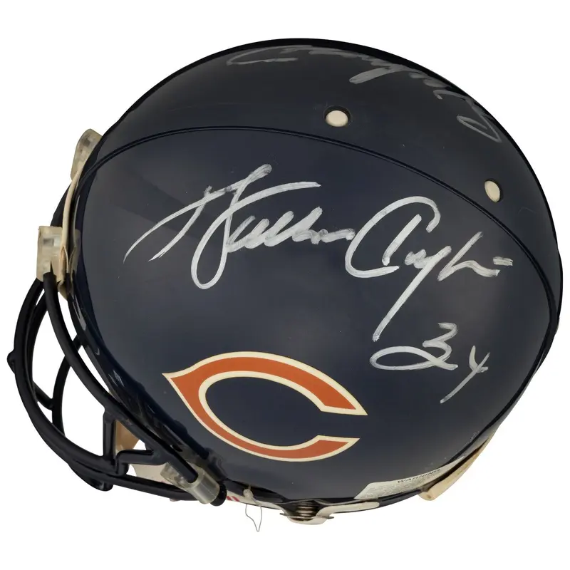 Walter Payton "Sweetness" Signed Chicago Bears Full Size Helmet PSA DNA & BAS