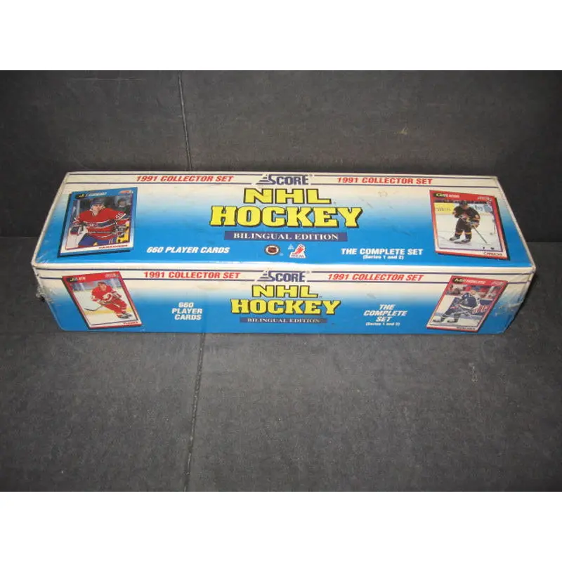1991/92 Score Hockey Factory Set (Canadian) (Blue)