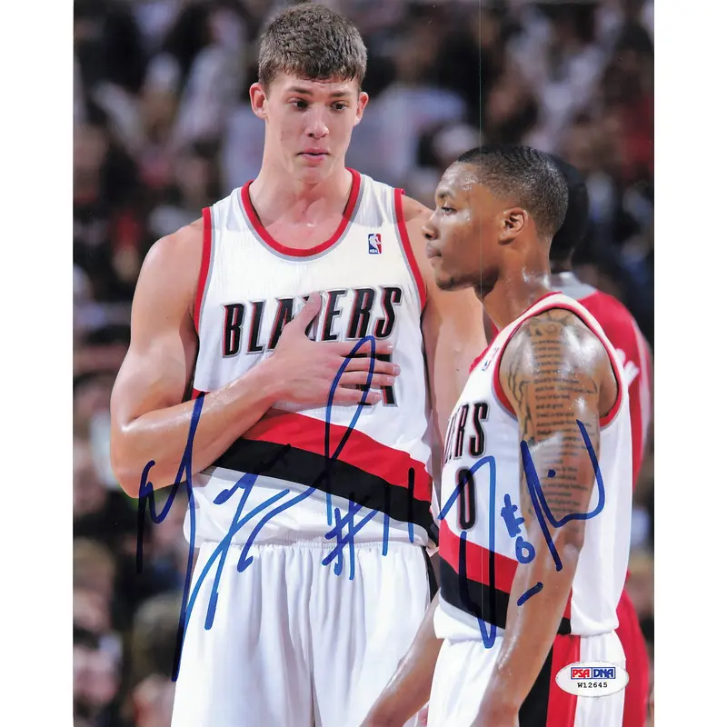 Damian Lillard signed 8x10 photo PSA/DNA Portland Trailblazers Autographed
