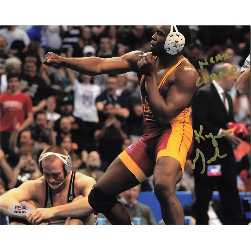 Kyven Gadson signed 8x10 photo PSA/DNA Autographed "NCAA Champs"