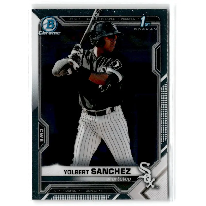 2021 Bowman Chrome Prospects Yolbert Sanchez #BCP-40