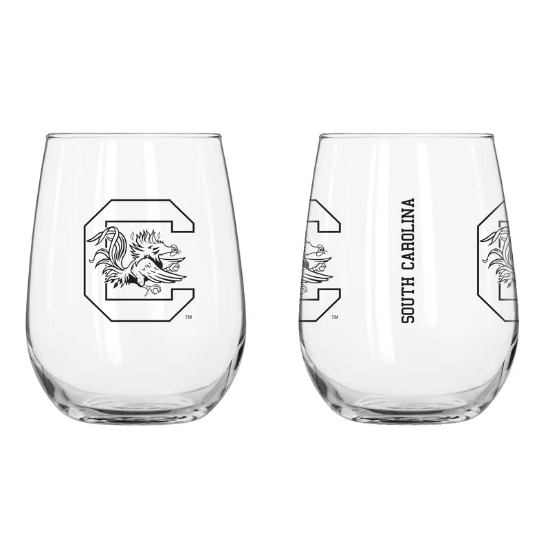South Carolina 16oz Gameday Curved Beverage Glass