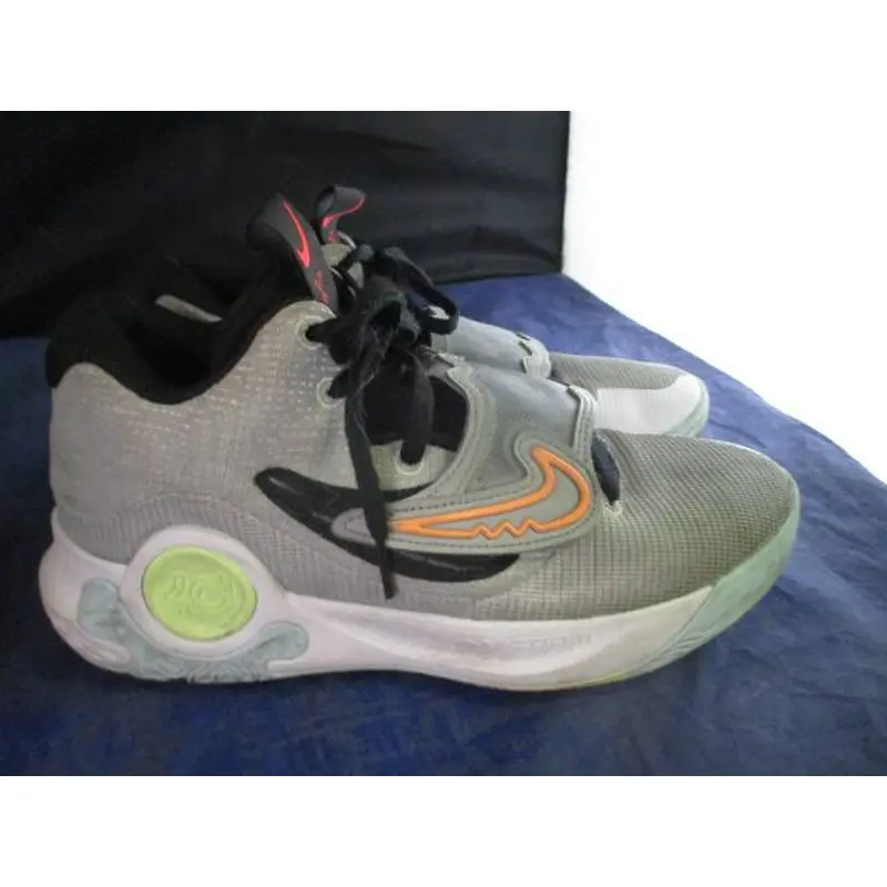 Used Nike KD Trey 5 X Wolf Grey Volt Basketball Shoes Size 7.5