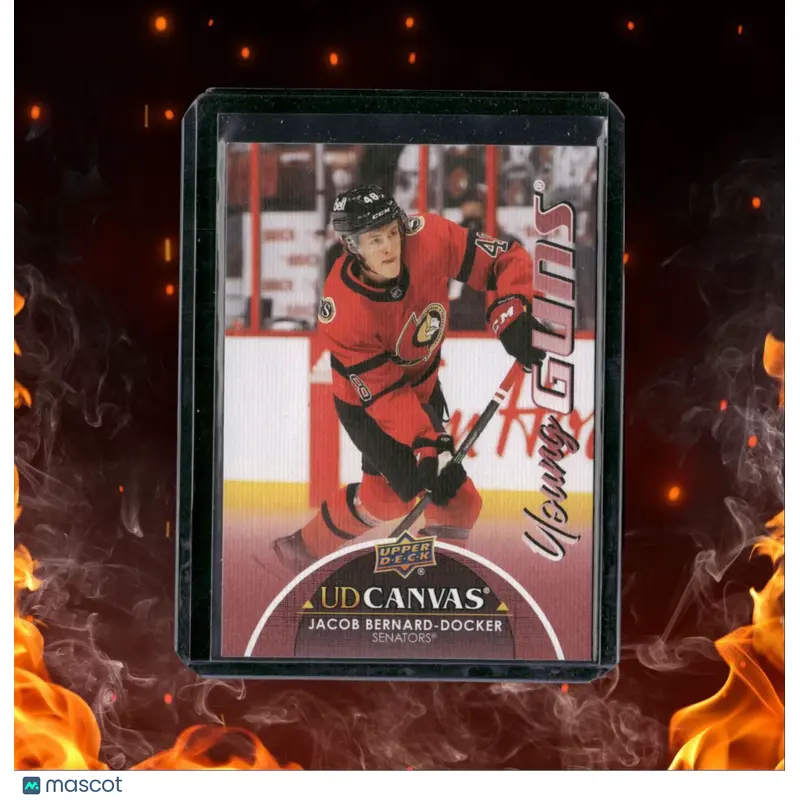 2021-22 Upper Deck Jacob Bernard-Docker UD Canvas Young Guns Rookie #C113