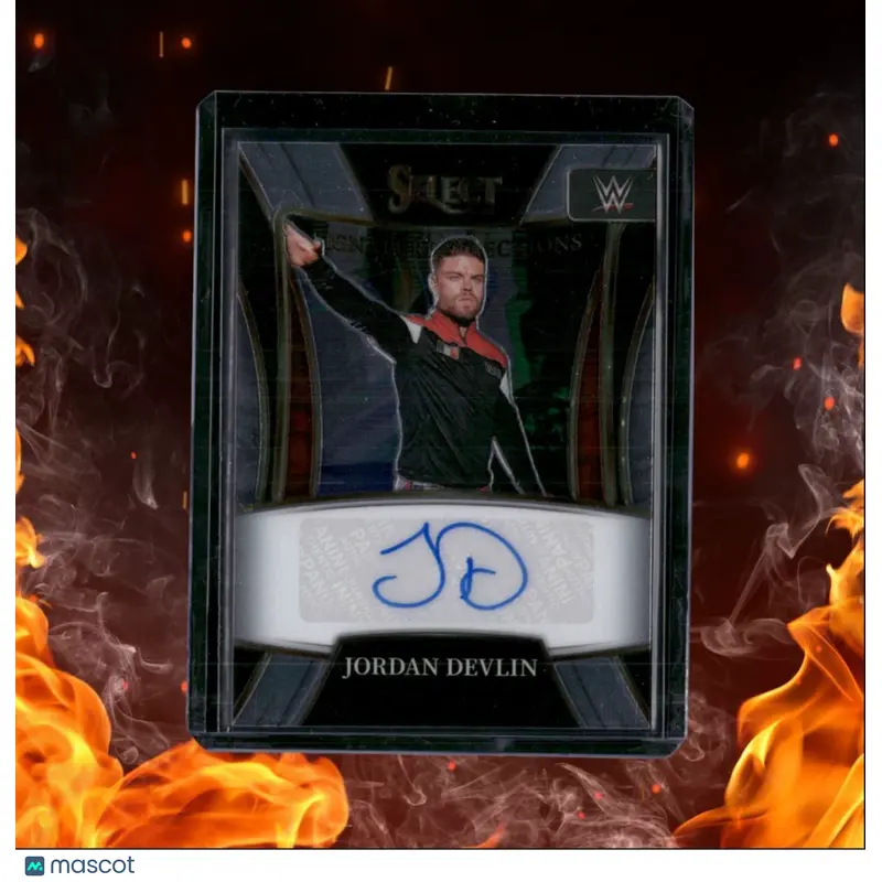 2022 Panini Select WWE Jordan Devlin NXT UK Auto #SN-JDV