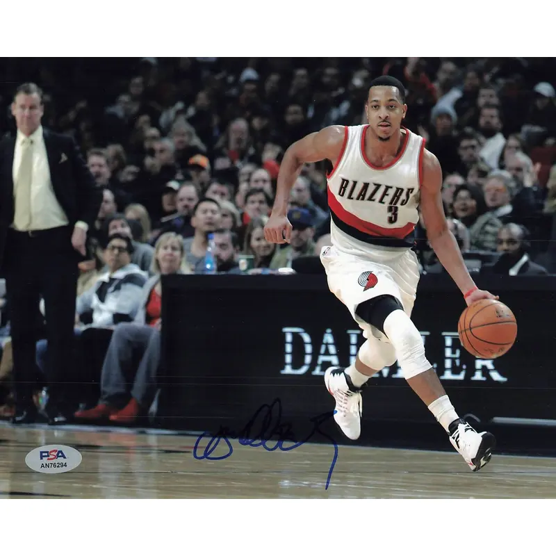 CJ McCollum signed 8x10 photo PSA/DNA Portland Trailblazers Autographed