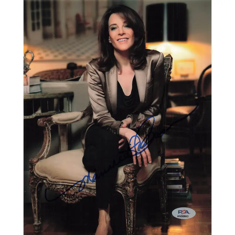 Marianne Williamson signed 8x10 photo PSA/DNA Autographed Author