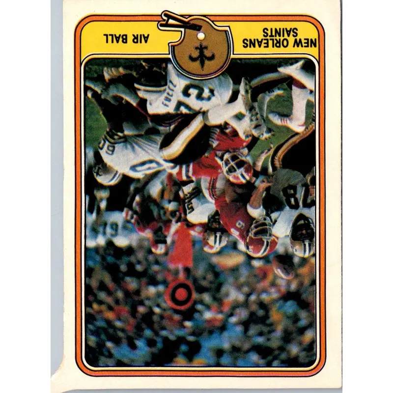 1981 Fleer Team Action New Orleans Saints Defense #34