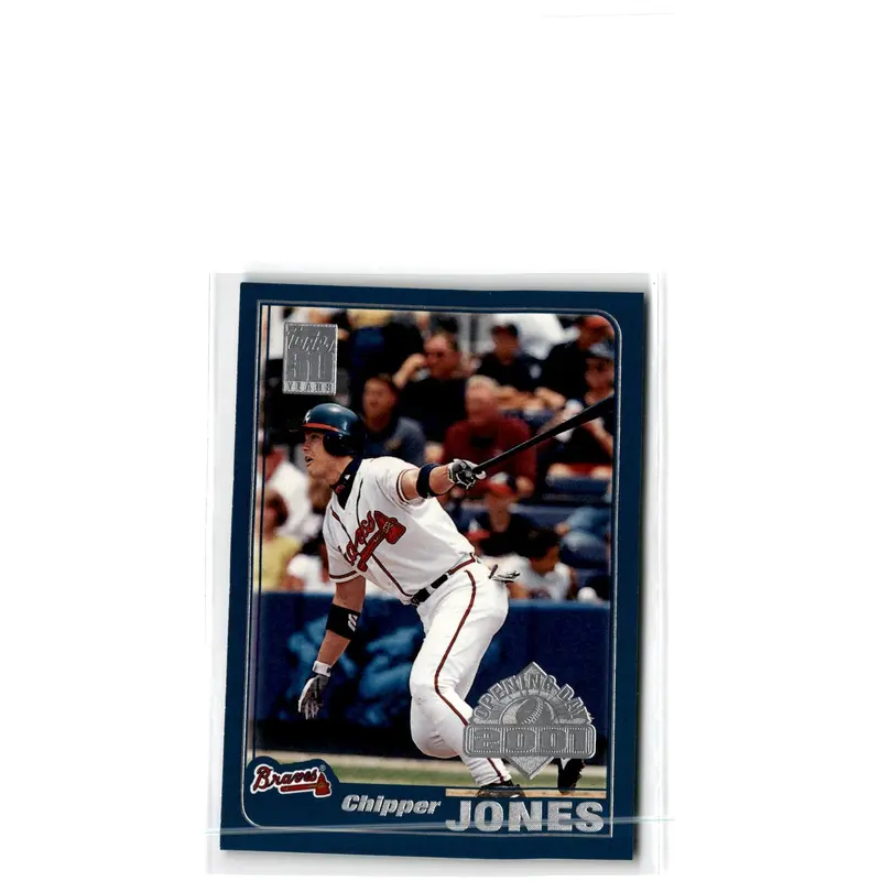 2001 Topps Chrome Through the Years Reprints Chipper Jones #47