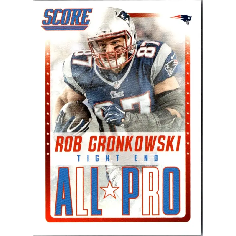 2015 Score All-Pro Glossy Rob Gronkowski #9
