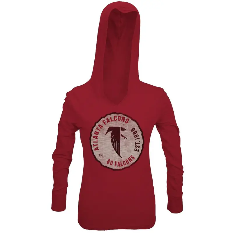 Atlanta Falcons - Primetime Juniors Hooded Long Sleeve T-Shirt