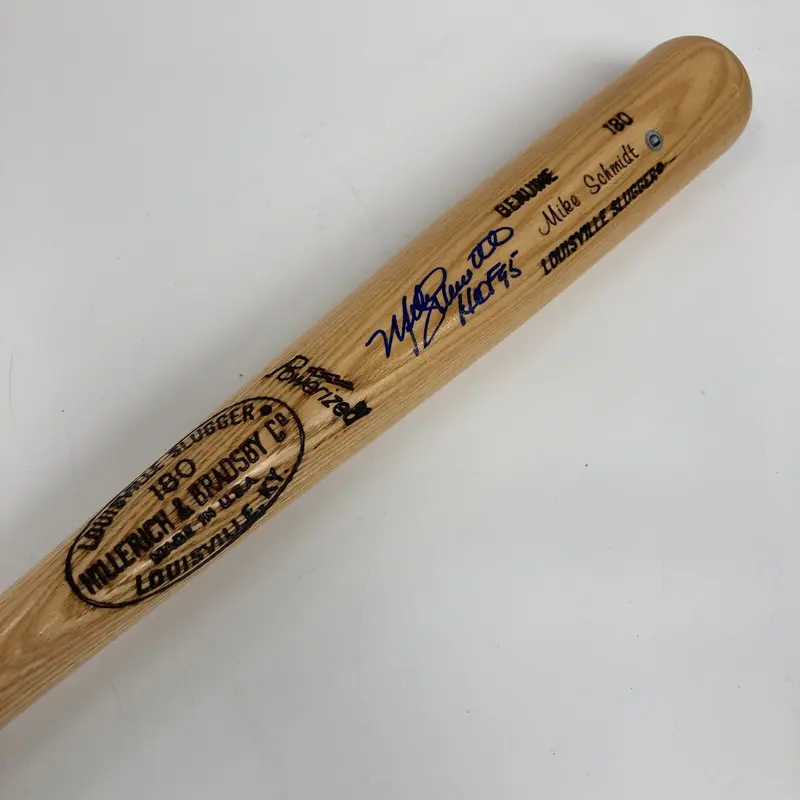 Mike Schmidt HOF 1995 Signed Game Model Baseball Bat MLB Authenticated & JSA