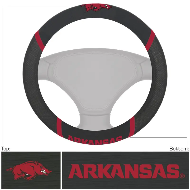 University of Arkansas Steering Wheel Cover