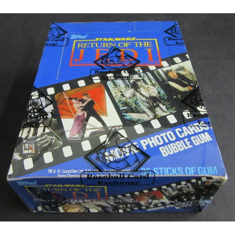 1983 Topps Return Of The Jedi Unopened Series 1 Wax Box