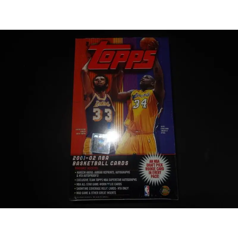 2001/02 Topps Basketball Jumbo Box (HTA)