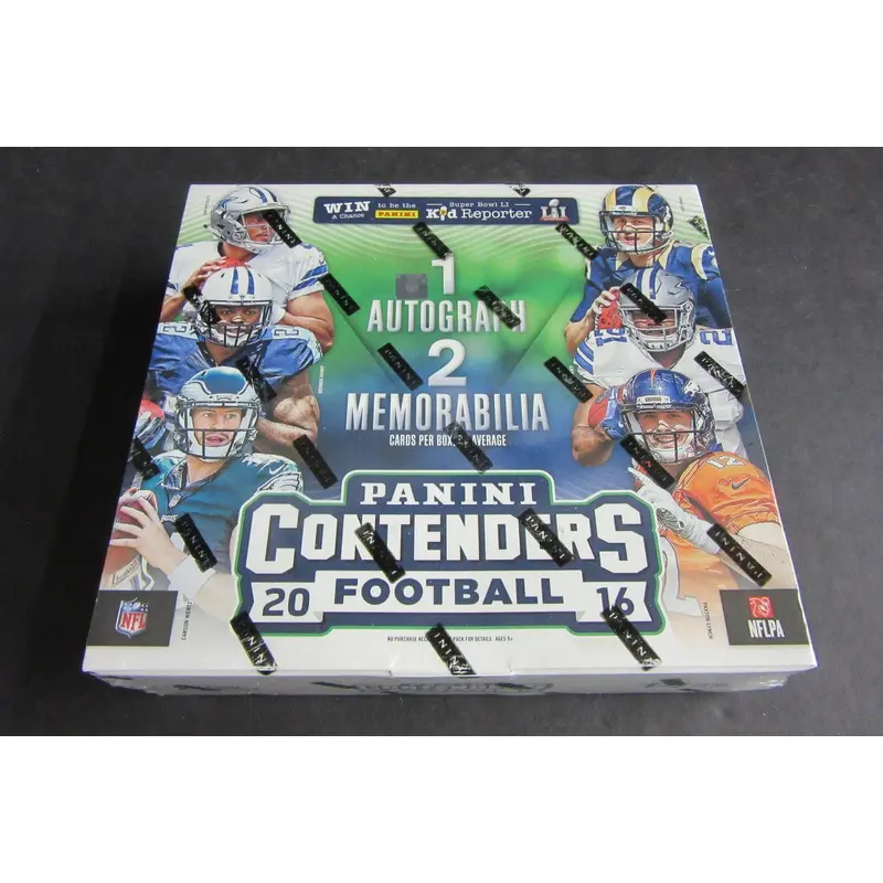 2016 Panini Contenders Football Box (Retail)