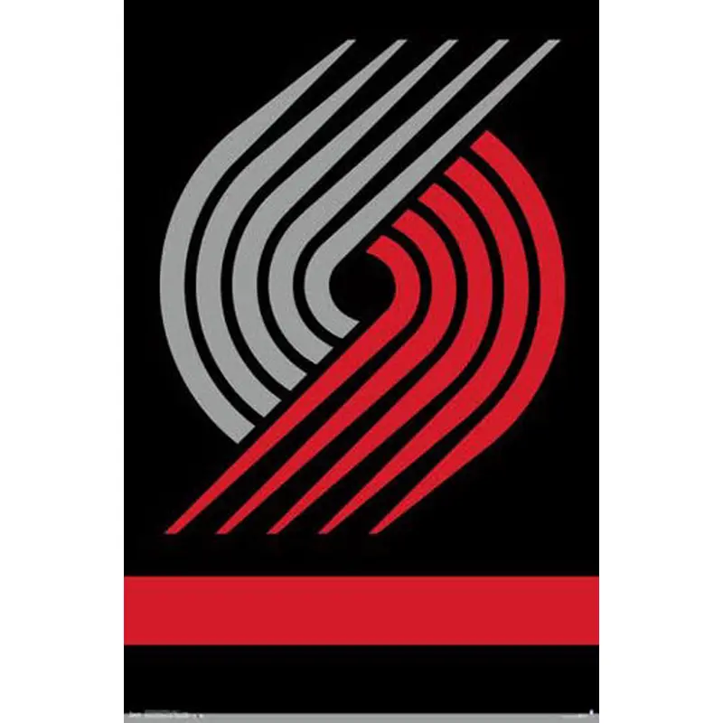 Portland Trail Blazers NBA Basketball Official Team Logo Poster - Costacos 2014