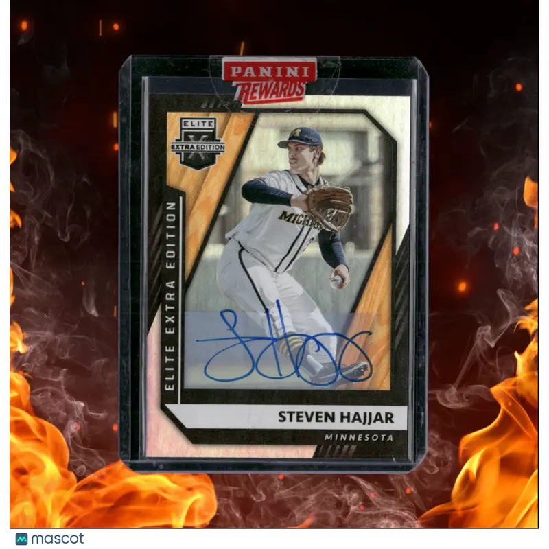 2021 Panini Elite Extra Edition Steven Hajjar Auto #61