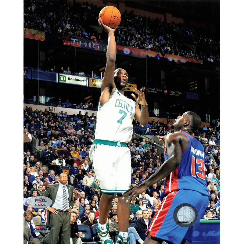 Al Jefferson signed 8x10 PSA Boston Celtics Autographed
