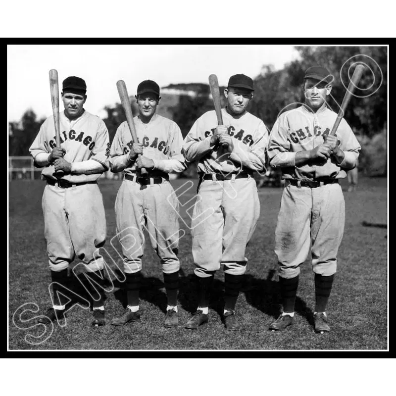 1930 Chicago Cubs 8X10 Photo - Hornsby English Bell Grimm - 867