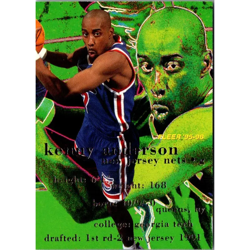 1995 Fleer European Kenny Anderson #112