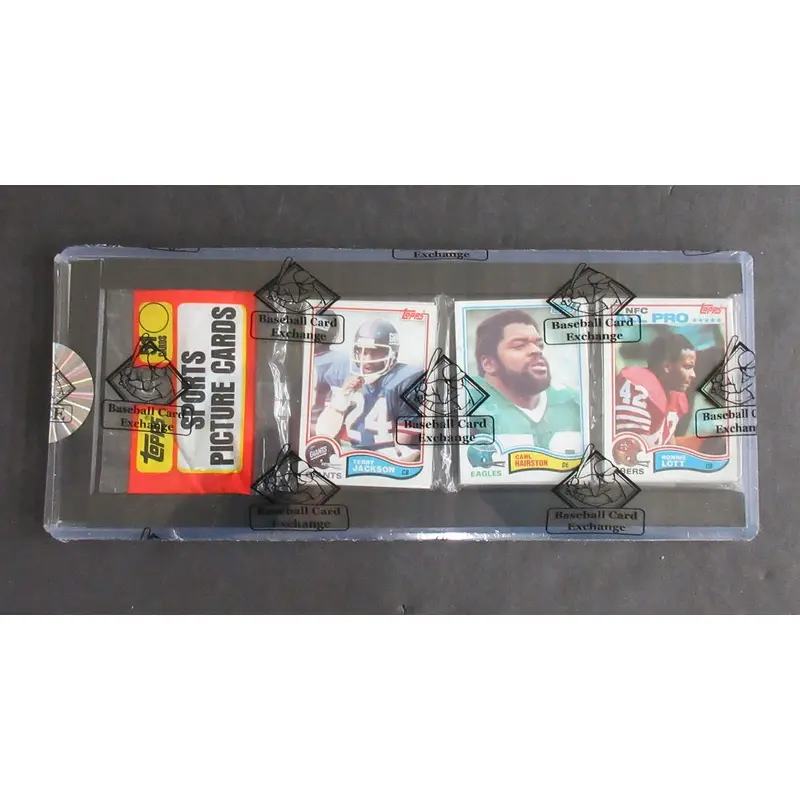 1982 Topps Football Unopened Rack Pack (Lott Top) (BBCE)