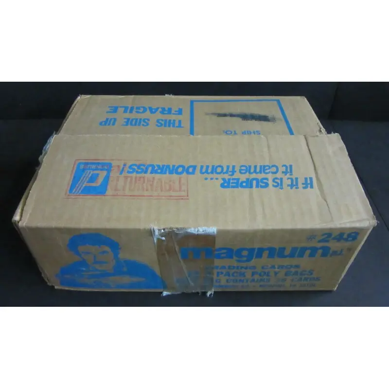 1983 Donruss Magnum P.I. Rack Case (72 Racks)