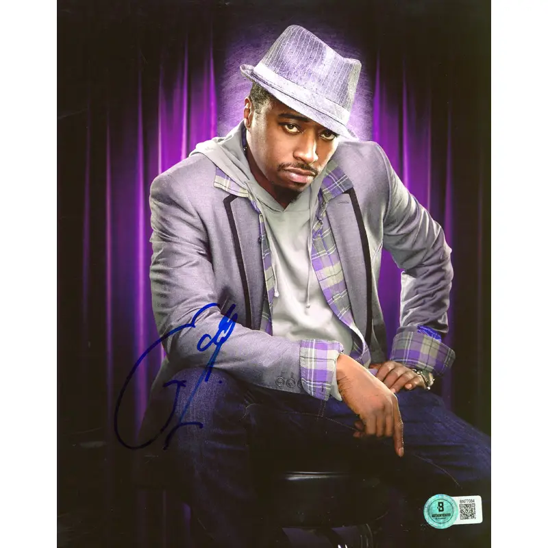 Eddie Griffin Malcolm & Eddie Authentic Signed 8x10 Photo BAS #BN77084