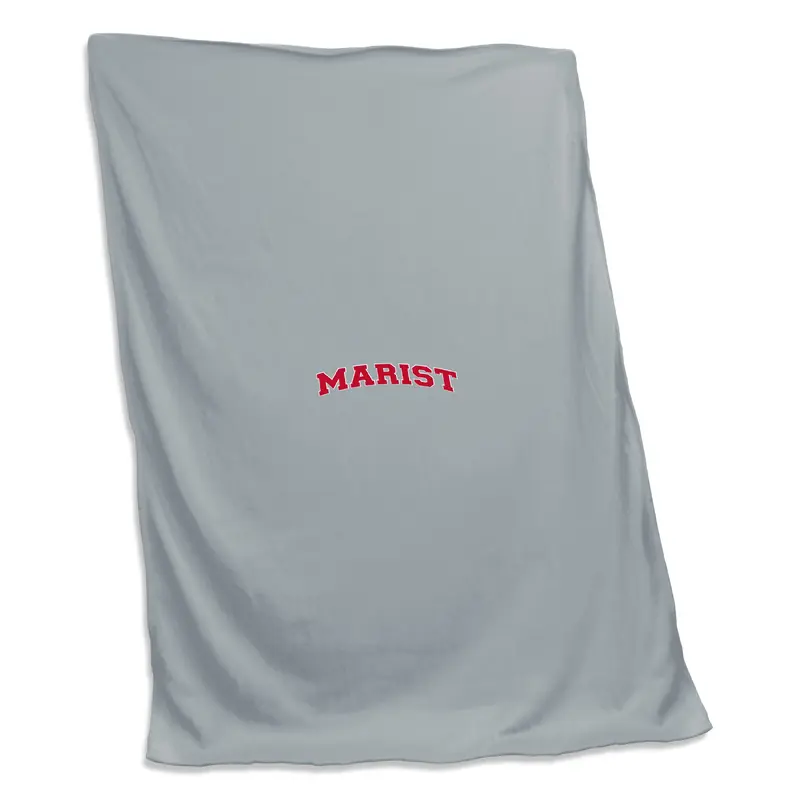 Marist College Gray Sweatshirt Blanket (Screened)