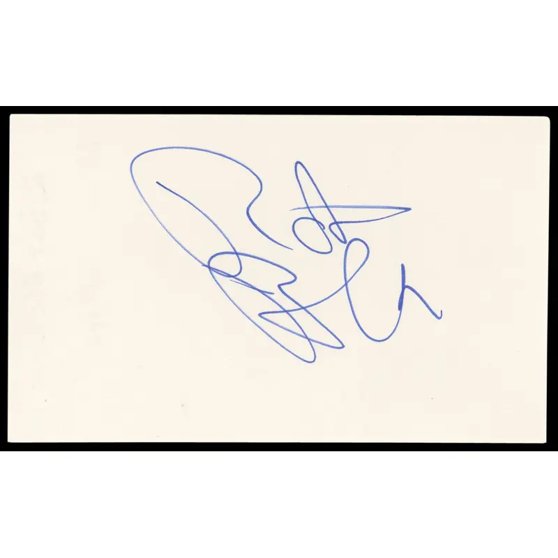 Robert Blake In Cold Blood Signed 3x5 Index Card Autographed BAS #AD70417