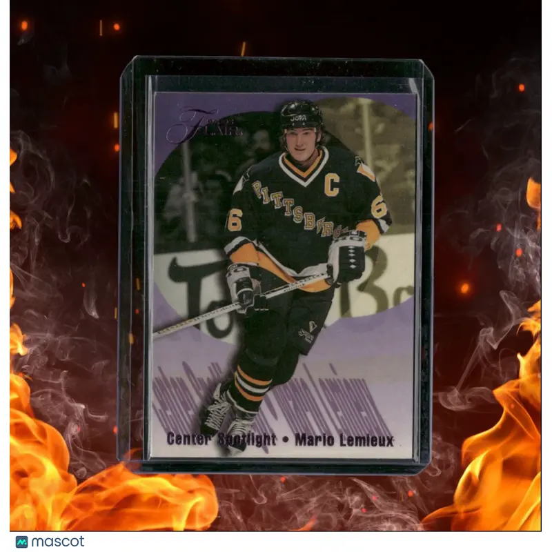 1994-95 Flair Mario Lemieux Center Spotlight #6